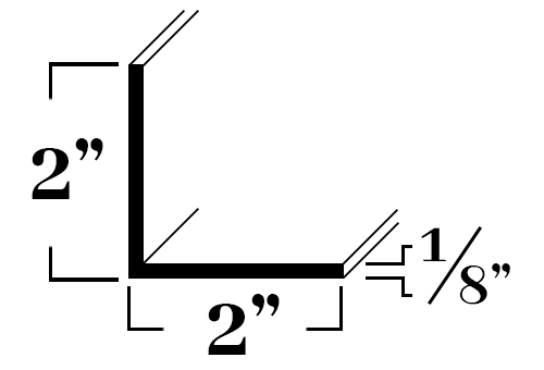 A432; 2 x 1/8 in