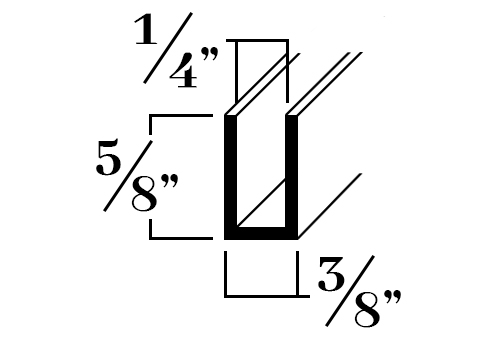 C21006; for 1/4 in. 5/8x 3/8x 1/16