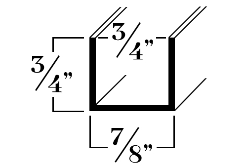 C21214; For 3/4 in. 3/4x 7/8x 1/16