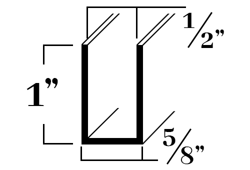 C21610; for 1/2 in. 1x 5/8x 1/16