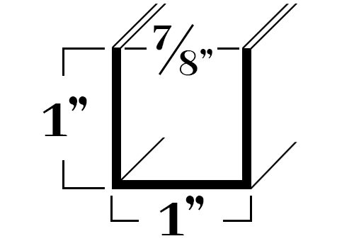 C21616; For 7/8 in. 1x 1x 1/16