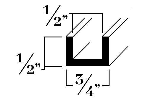 C40812; For 1/2 in. 1/2x 3/4x 1/8