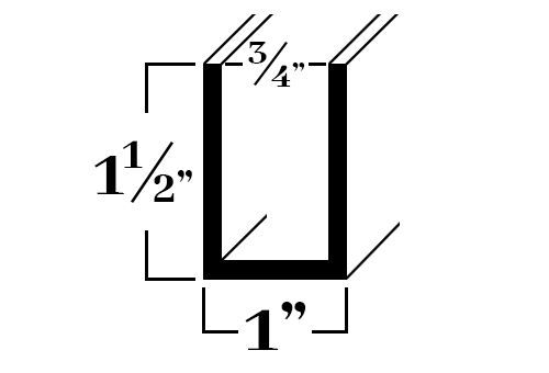 C42416; For 3/4 in. 1½x 1x 1/8