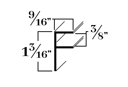 F375; For 3/8 in