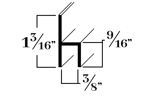 H375; For 3/8 in