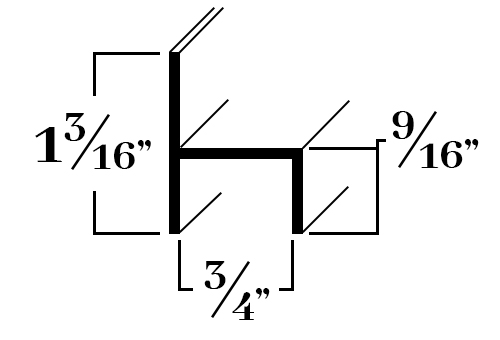 H750; For 3/4 in