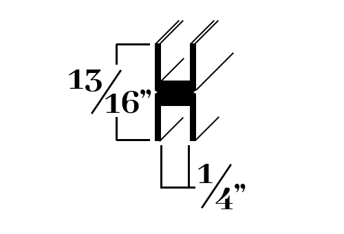 HU244; For 1/4 in