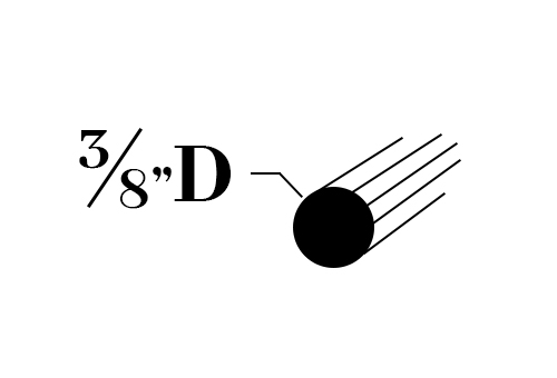 BR06; 3/8 in Round Rod