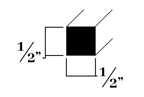 BS08; 1/2in. Square