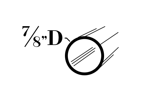 R14.05; 7/8x .050 Round Tube