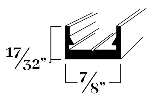 G204; Mating Hold Down Channel