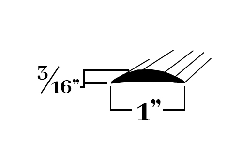 M184; Aluminum Rub Rail