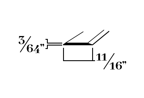 G1245; Mirror Bevel Trim