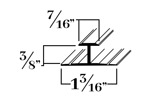 G855; Division Bar for 3/8 in. 7/16 in. Face