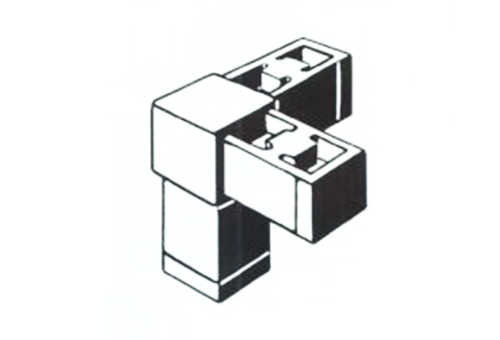 PF33; 3-Way Corner Connector